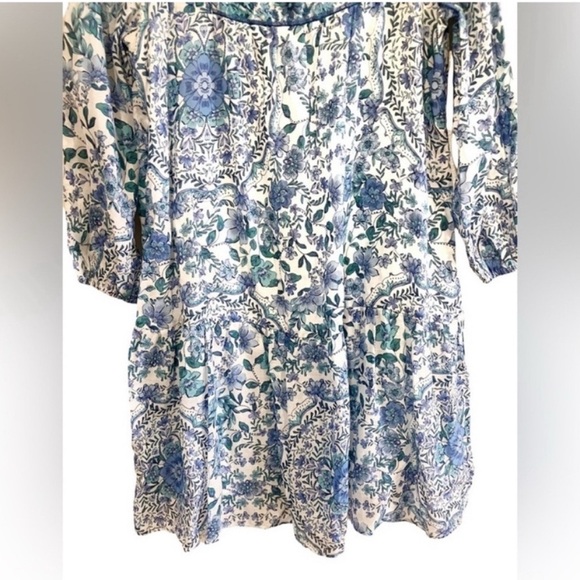 Johnny Was Leilani Mini Dress Linen NWOT
Blue Floral Embroidered Neck Small - Picture 4 of 9